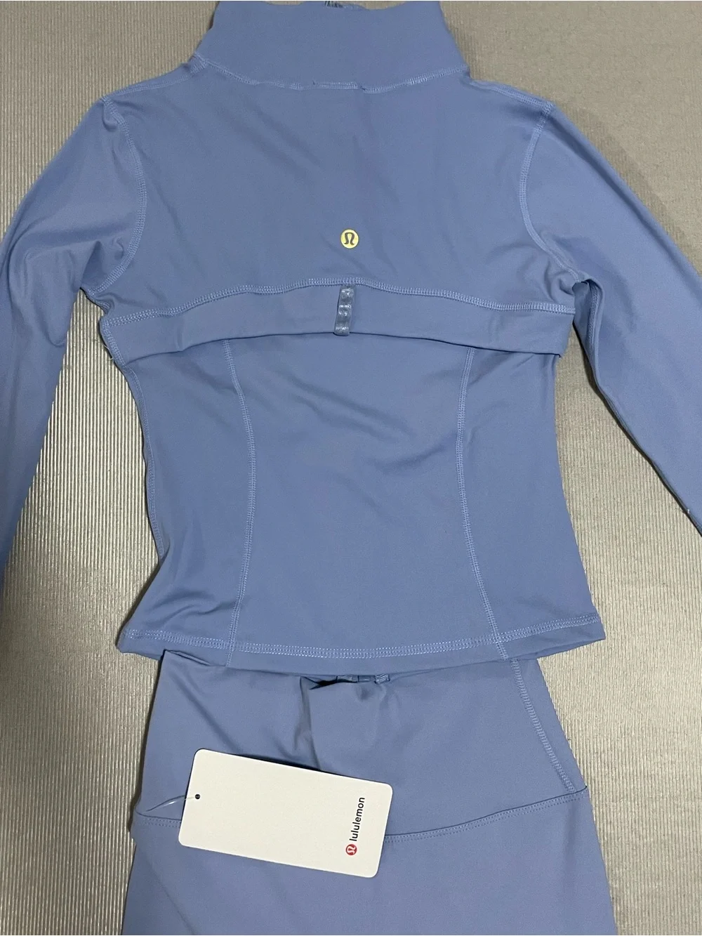 lululemon athletica Lavender Blue Full-Zip Bomber Jacket